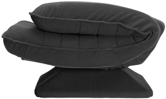 Relaxsessel / Liegesessel Corsica - Cord - Dunkelgrau