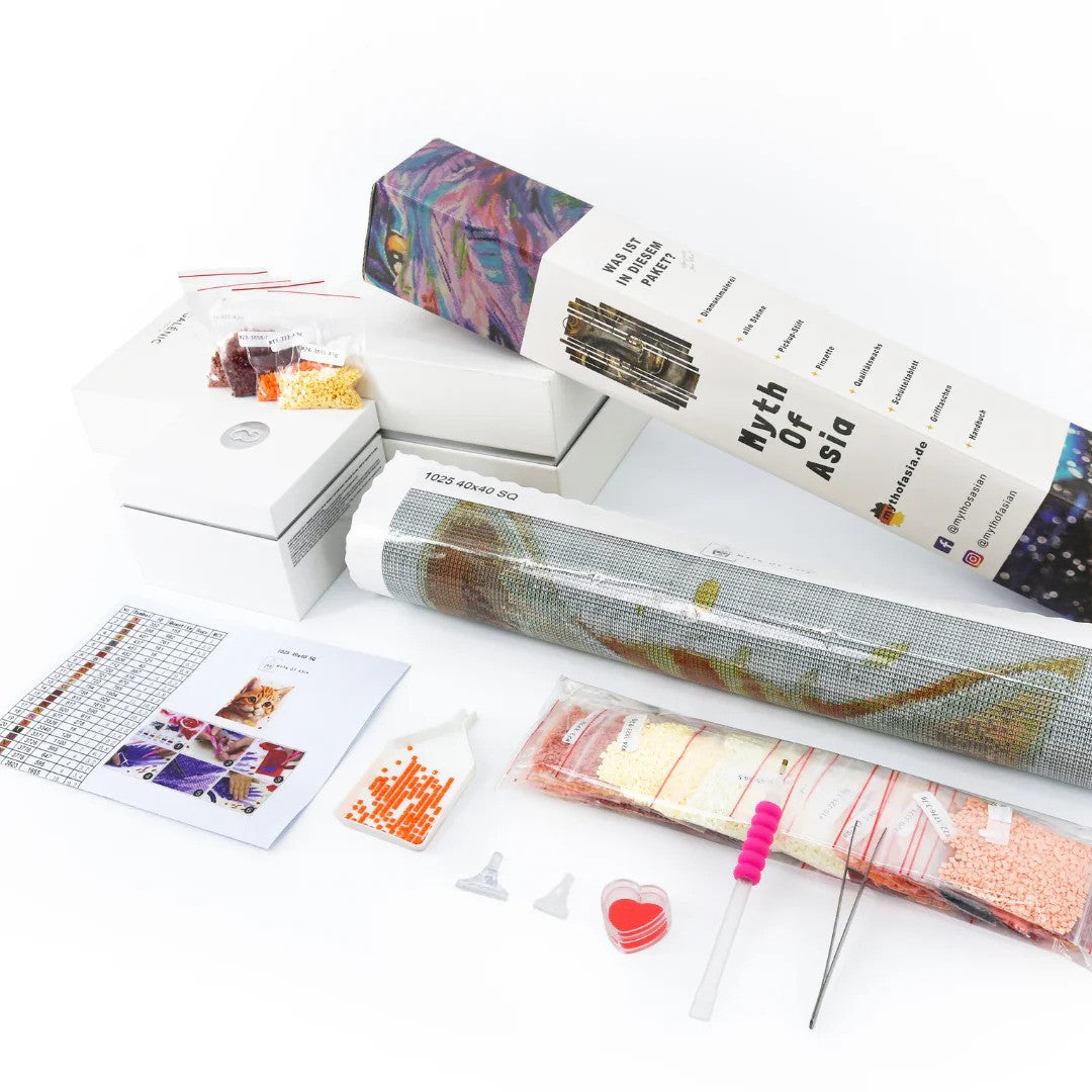 GemäldeWagen - Der alte rote Bus - 30x40 cm