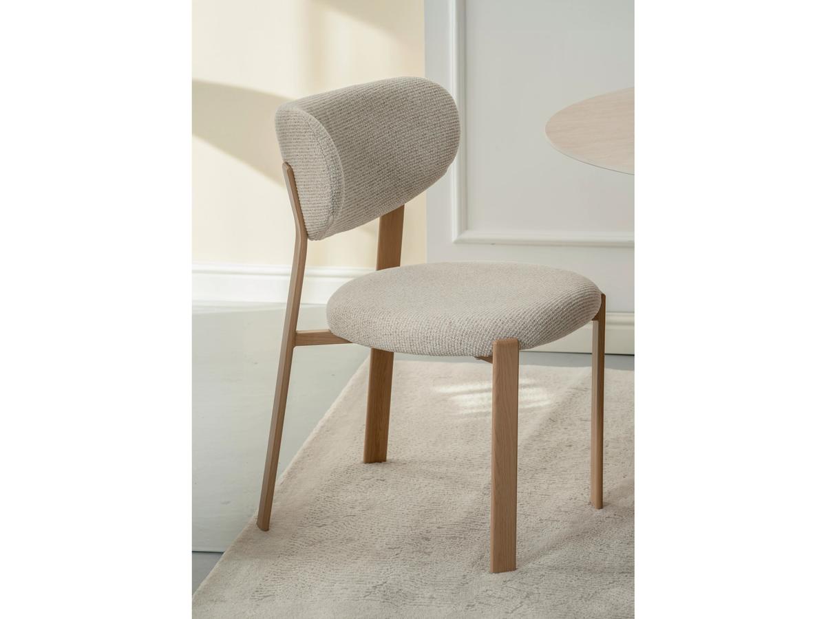Criks Design Vika Esszimmerstuhl – 2er-Pack – Eiche/Beige