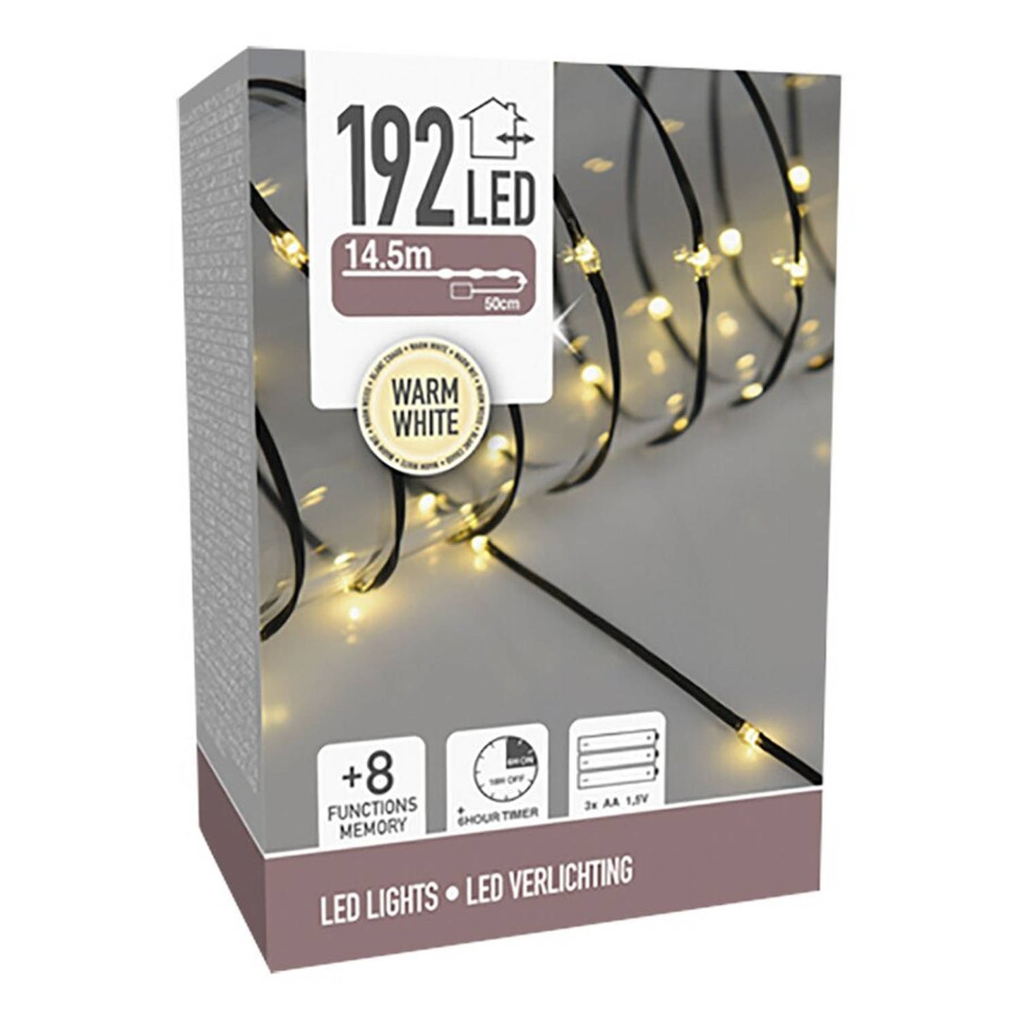Led-Beleuchtung 192L Ww Bo Ip44