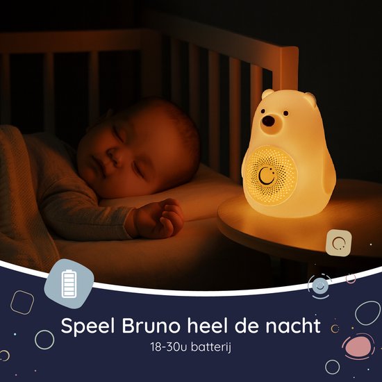 Numsy Bruno White Noise Machine Baby - Weißes Rauschen Gerät - 2025