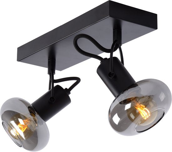 Lucide MADEE – Deckenstrahler (Deckenleuchte) – 2xE14 – Schwarz