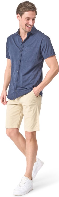 Mario Russo Kurzarmhemd - Hemd Männer - Polohemd Männer - t shirt Männer - M - Marine