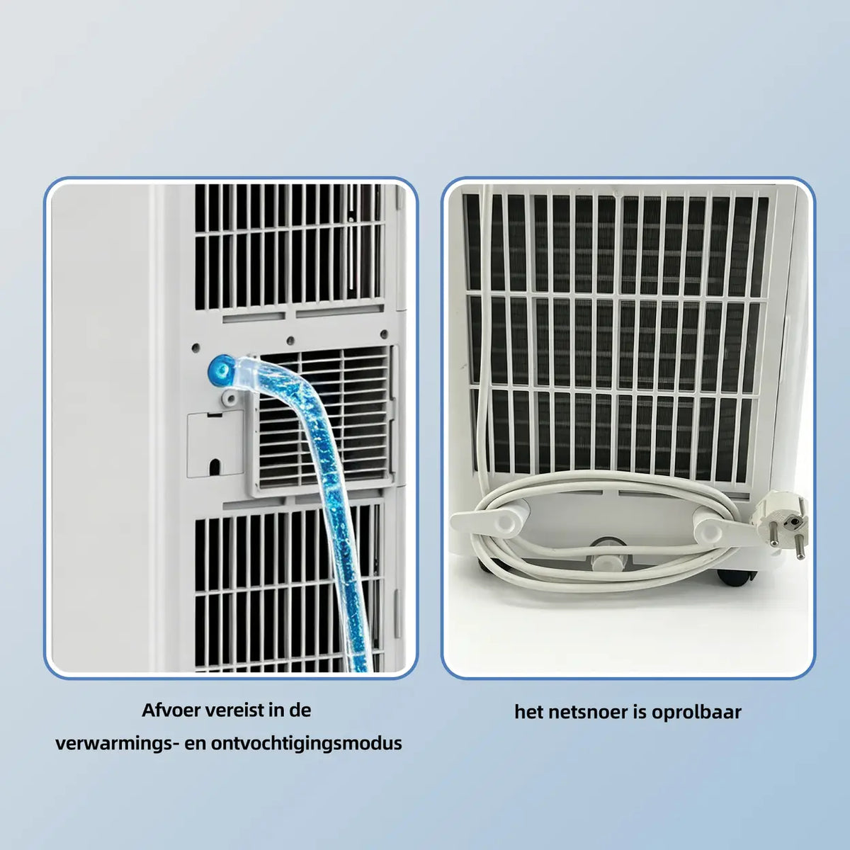 ELECCI mobile Klimaanlage 9000 BTU mit Fernbedienung und Zeitschaltuhr
