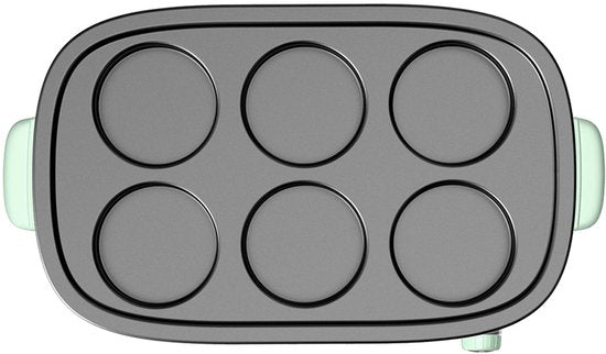 Bear Elektrischer Grill & Hot Pot 2-in-1 – 4 l – 1200–1400 W – frei einstellbare Temperatur (0–230 °C) – abnehmbare Grillplatte und Pfanne