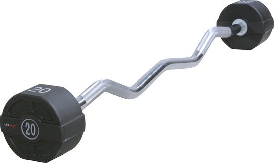 Lifemaxx PU EZ Curl Hantelstange 35 kg