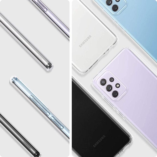 Spigen Liquid Crystal Backcover geeignet für Samsung Galaxy A72 Hülle - Transparent