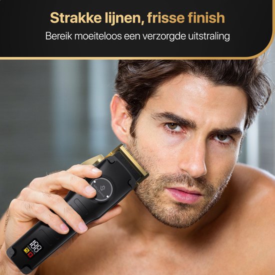 Wellshave Clippers Men Pro - Trimmer für Kopf & Bart - Clippers Men Head Hair - Haartrimmer Men - Haarschneider - Trimmer
