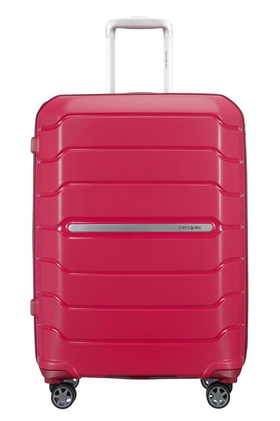 Samsonite Reisekoffer - Flux Spinner 68/25 Expandable (Medium) Granita Rot