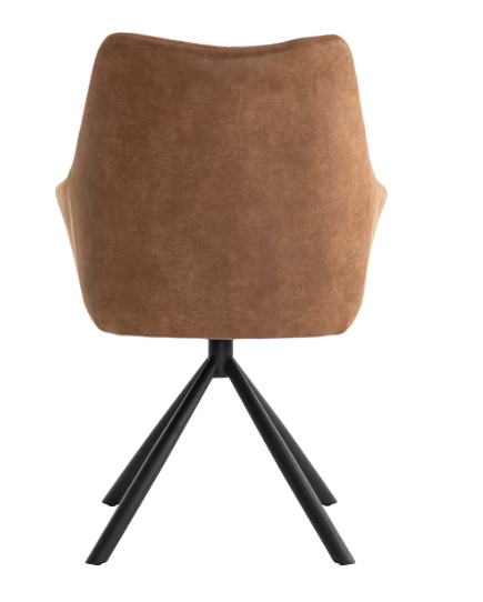 Criks Design Oliver Esstisch-Drehstuhl - Cognac - 62x64.5x89.5 cm - 1 Stück