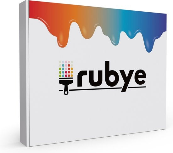 Rubye® Malen nach Zahlen Erwachsene - Romantischer Park - Inklusive Farbe und Pinsel - Leinwandmalerei - Farbe nach Zahlen - 40x50cm