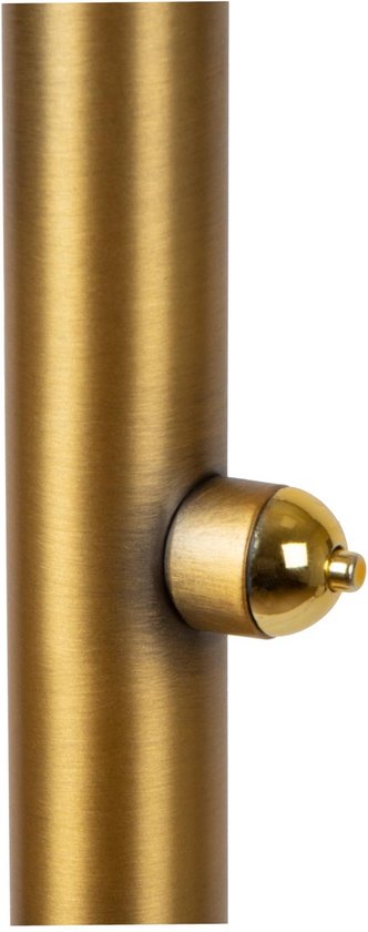 Lucide ZENITH – Stehlampe – Ø 25,4 cm – dimmbare LED – 1x20 W, 3000 K – Mattgold / Messing