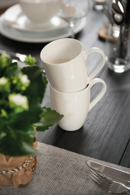 Villeroy & Boch Group Basic Weißer Becher mit Henkel