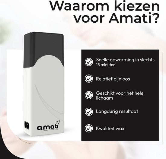 Amati Wachsroller mit zwei Minen - Weiß