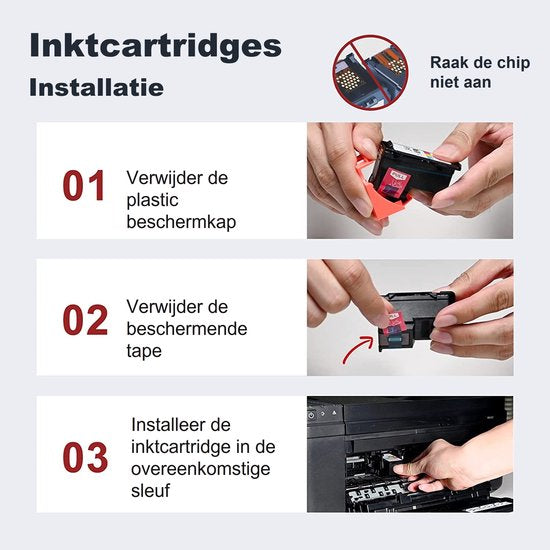 G&G 303 XL Tintenpatrone Geeignet für HP 303 303XL - Farbe - Hohe Kapazität
