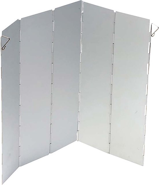 Bo-Camp – Kochwindschutz – Aluminium – 5-teilig