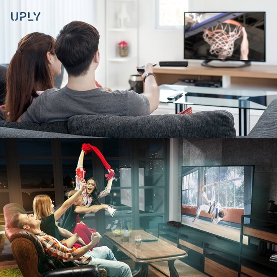 UPLY - DVD-Player - mit HDMI - Full HD - inkl. Fernbedienung - USB - Schwarz