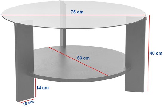 Asir – Couchtisch – Travertin & transparent