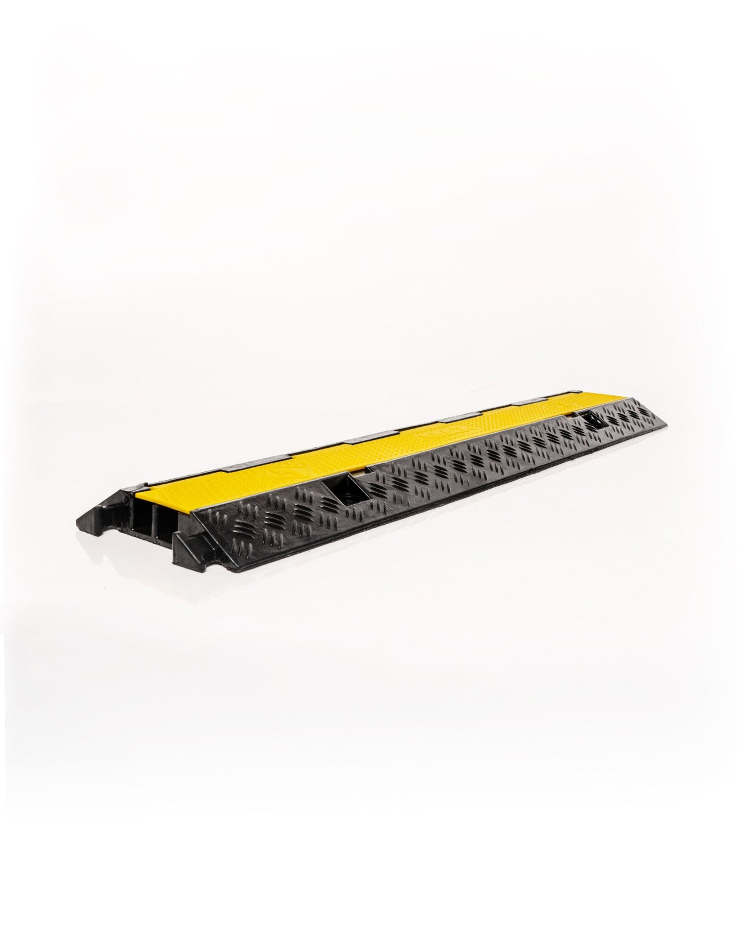 Max Cable Bridge 2-Kanal-Kabelrinne 100 cm - Schwarz/Gelb - Gummi - 30 x 35 mm