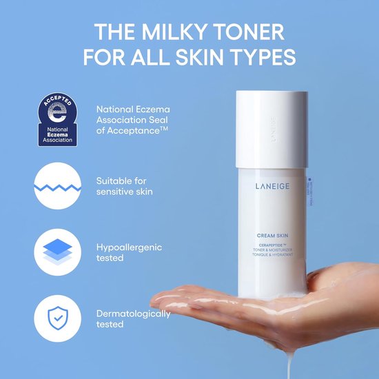 Laneige – Cream Skin – Refiner – Cerapeptide Toner – Feuchtigkeitscreme – 170 ml