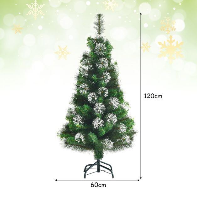 Coast Künstlicher Weihnachtsbaum mit Schnee - Kiefer Scharnierbaum - 120cm