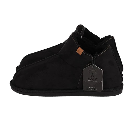 Apollo Home Stiefel für Frauen - Wildleder - Größe 37/38 - Schwarz