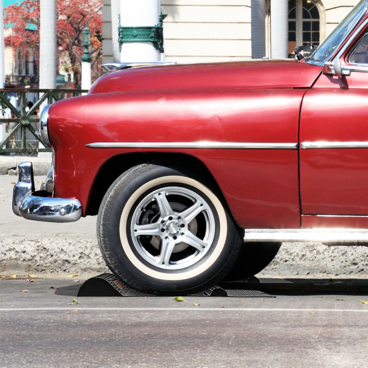 Coast Parkmatte - 53 x 26 x 5 cm - Schwarz - 2 Stück