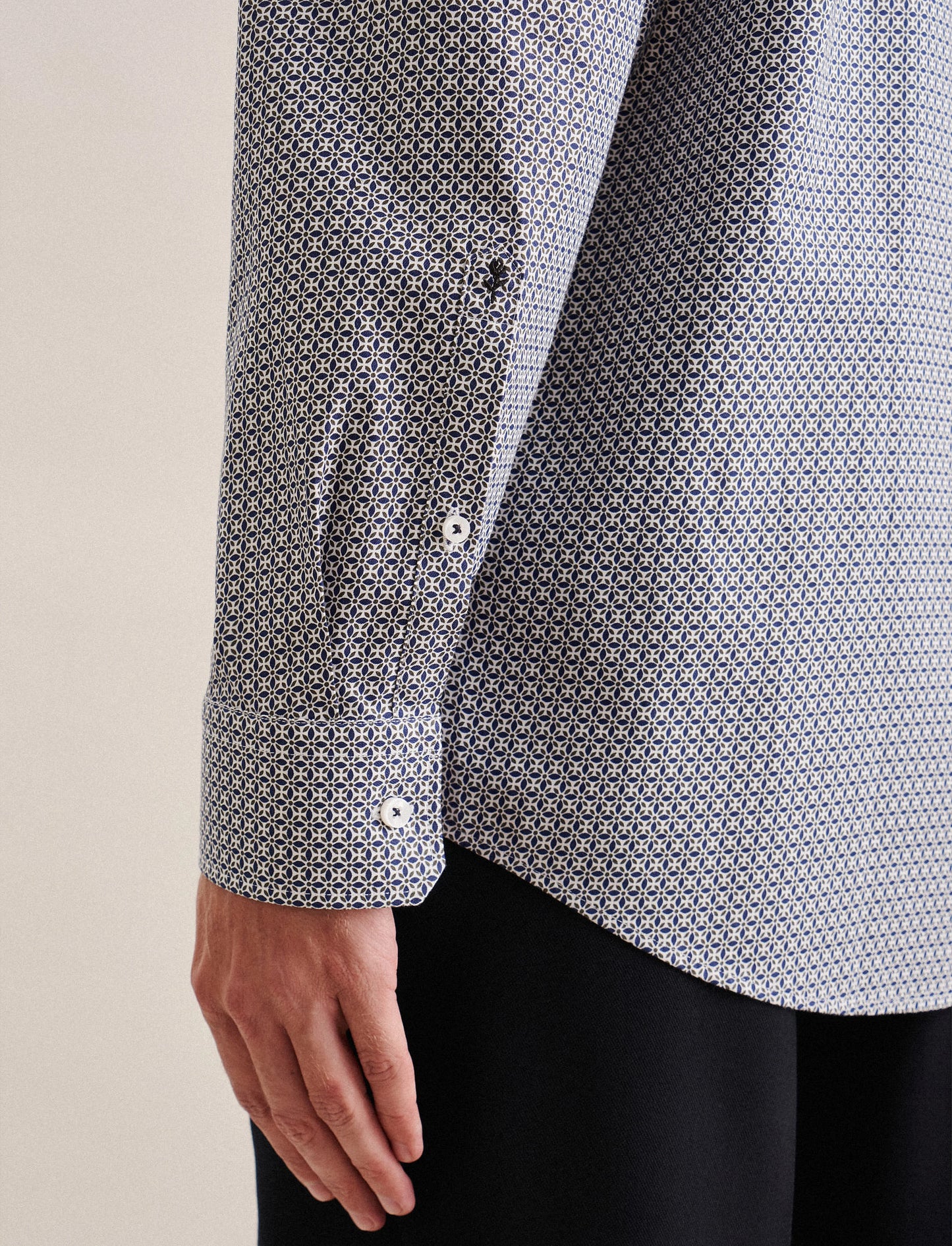 Seidensticker Business-Hemd Regular, Größe 40, Dunkelgrün