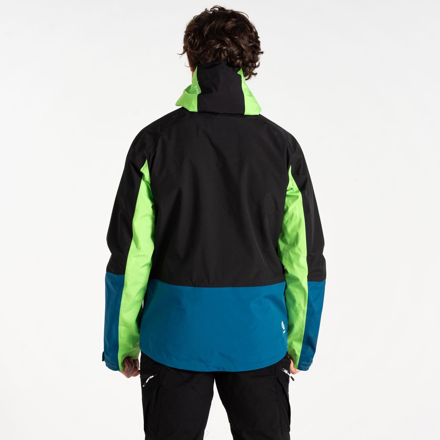 Dare2B Roving II Wasserdichte Jacke - Grün/Blau/Schwarz - Größe XXXL