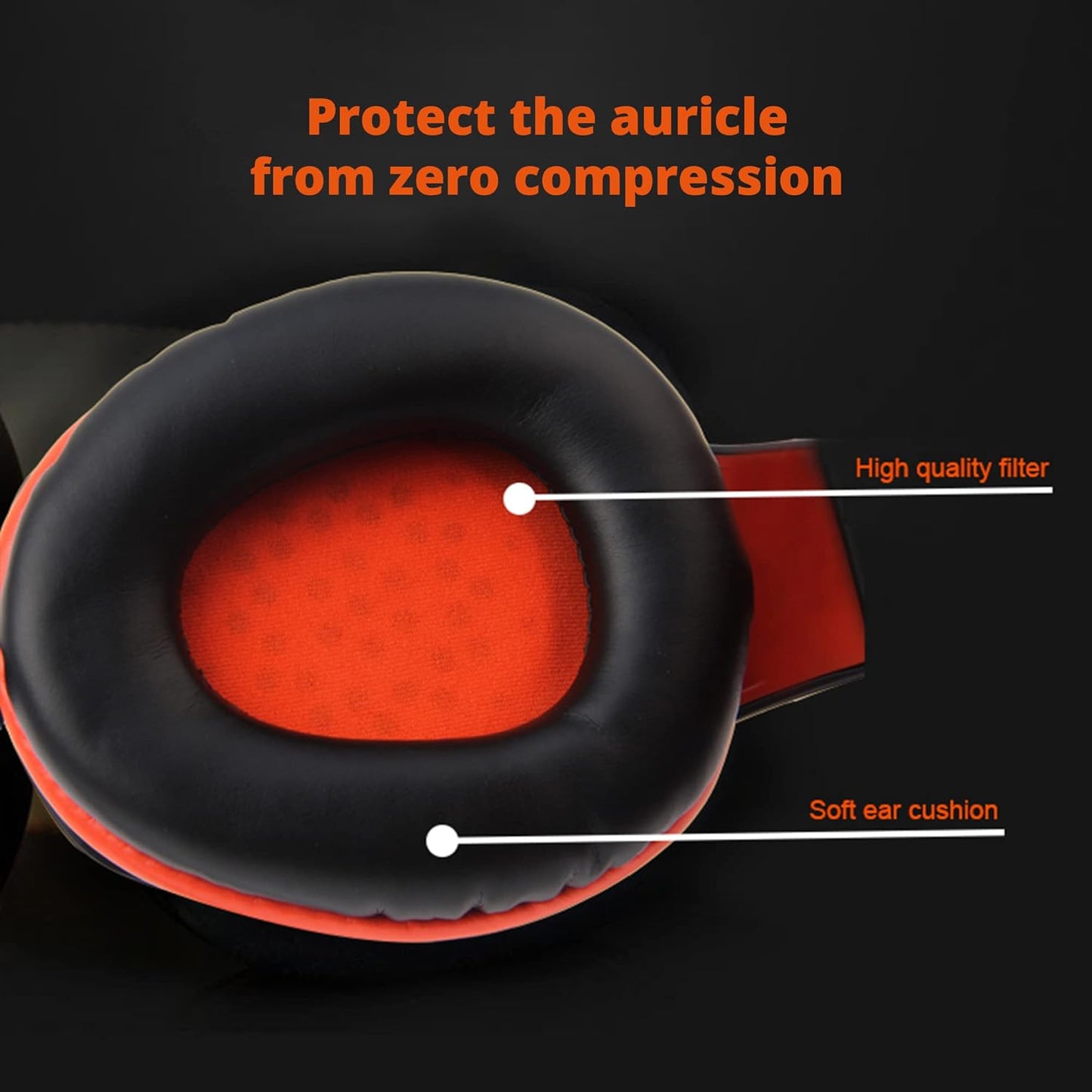 Kabelgebundenes Over-Ear-Gaming-Headset mit 3D-Surround-Sound-Technologie