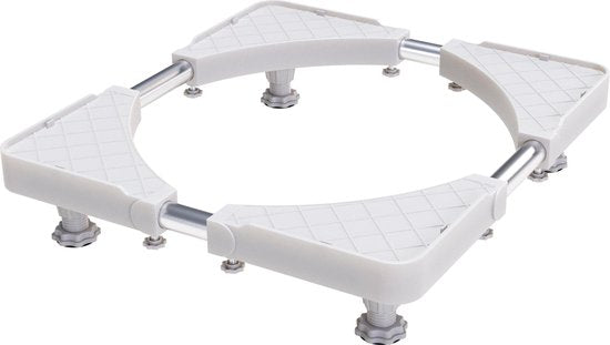 Noswo Waschmaschinenheber - Bis zu 300 KG - Verstellbares Multitool - Antivibrationsdämpfer - Auch für Geschirrspüler, Kühlschrank, Gefrierschrank und Trockner geeignet - 45/63 x 11/13 cm