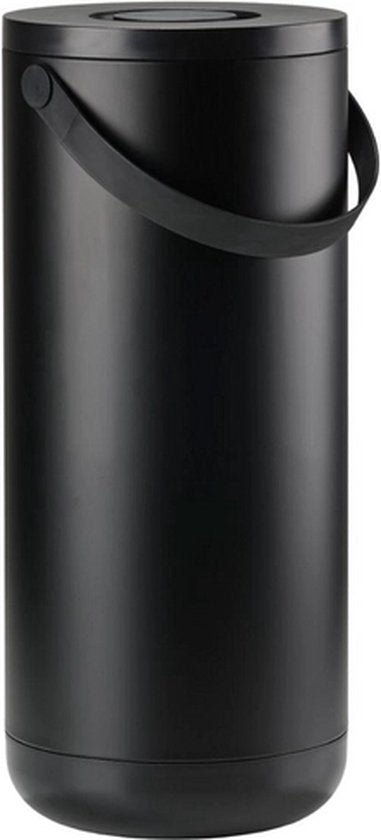 Zone Denmark Circular Abfallbehälter, Durchmesser 31,5 x 65,5 cm, 35 Liter, schwarz