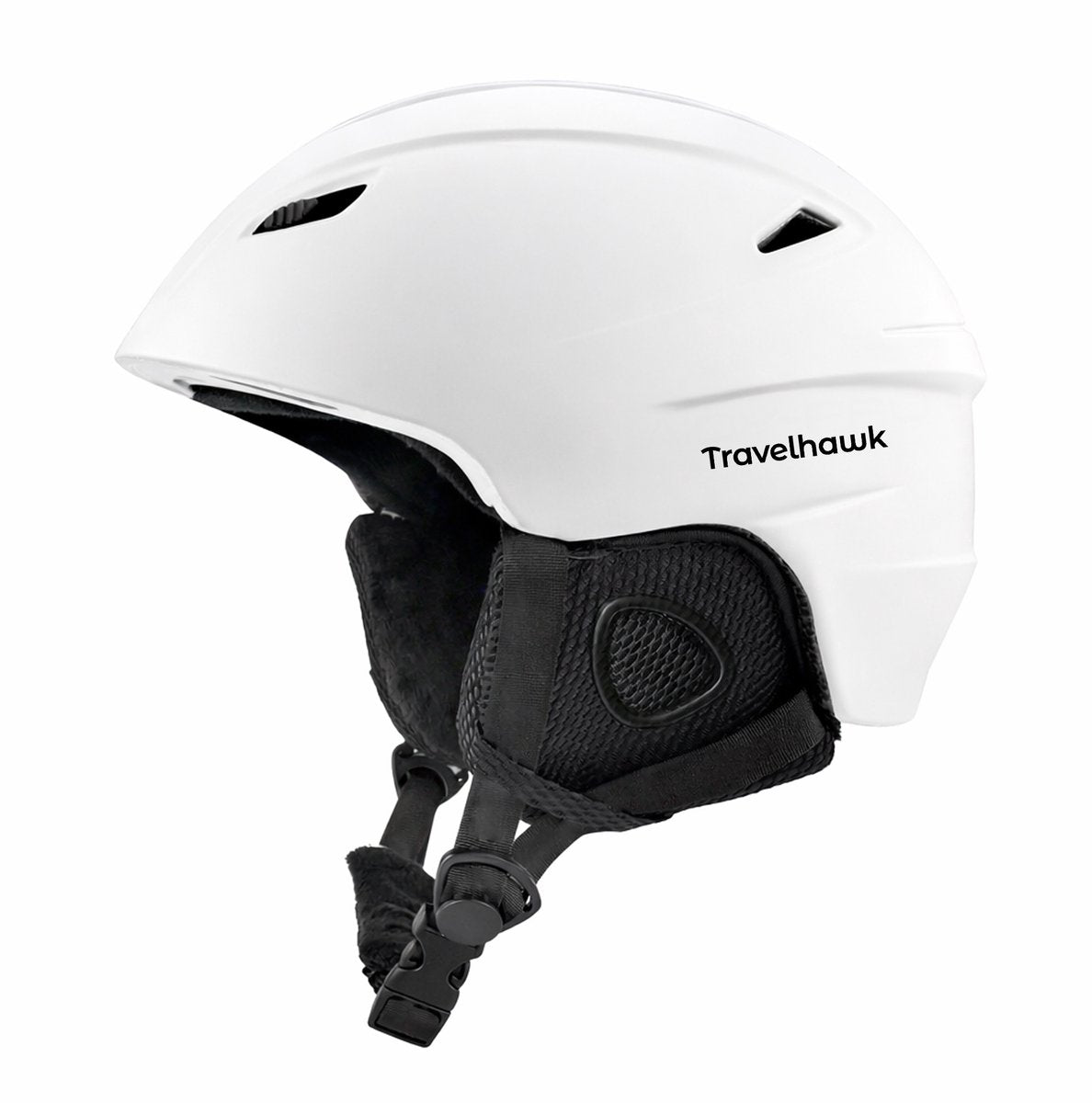 Travelhawk Ski- und Snowboardhelm, Unisex – Schwarz – S/M & L/XL