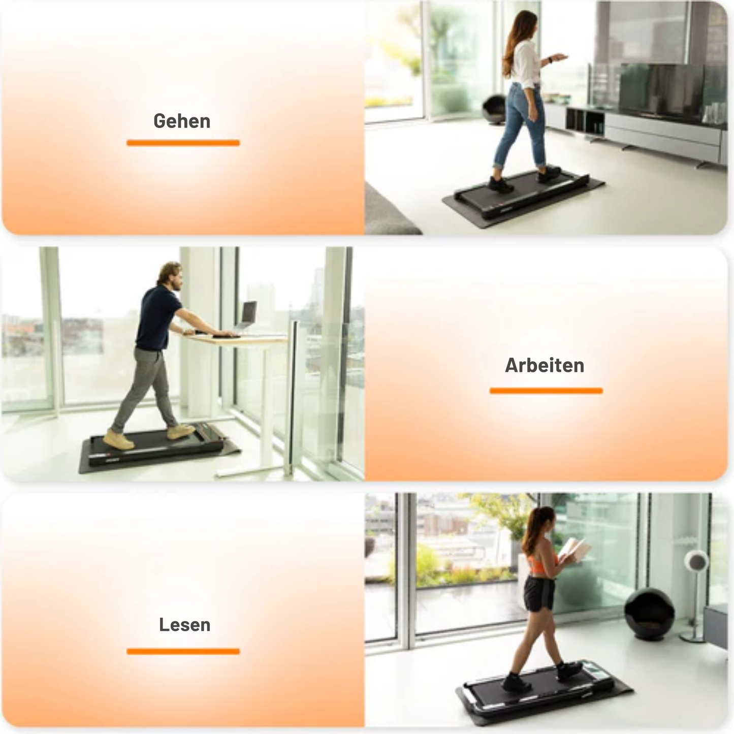 Moovv SmartStep Pro v2 Incline - Laufband mit Neigungsfunktion - 1-12km/h - Klappbar - 124 x 64 x 13 cm - Schwarz