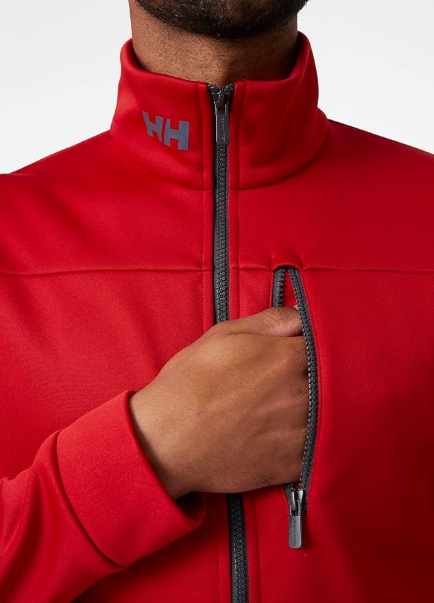 Helly Hansen Crew Fleecejacke – Herren – Rot – 2XL