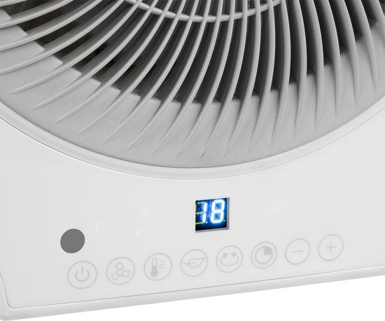 Tristar Ventilator mit Wärmefunktion KA-5160 Fernbedienung und digitale Steuerung - Für Raum 25m² - Weiß