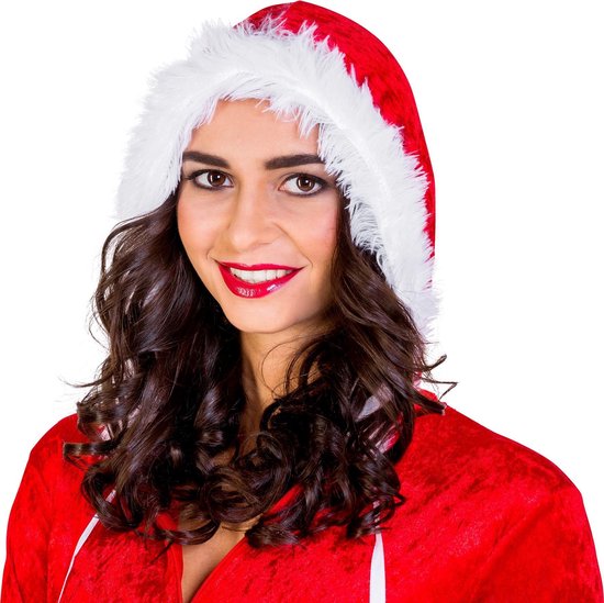 Dressforfun Damenkostüm Mrs. Santa Claus S - kostüm kleid kostüm halloween kostüm partykleidung karnevalskostüm karneval party kleid - 300306