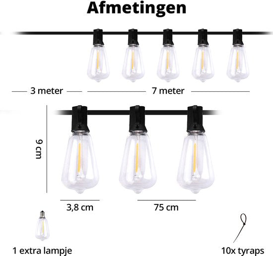 FlinQ Smart Light String Solar - LED-Lichtergirlande für den Außenbereich - Gartenbeleuchtung 15 Meter langes Kabel - Girlande mit RGB-Lichtern - Stimmungslichter / Partylichter - Partylichter