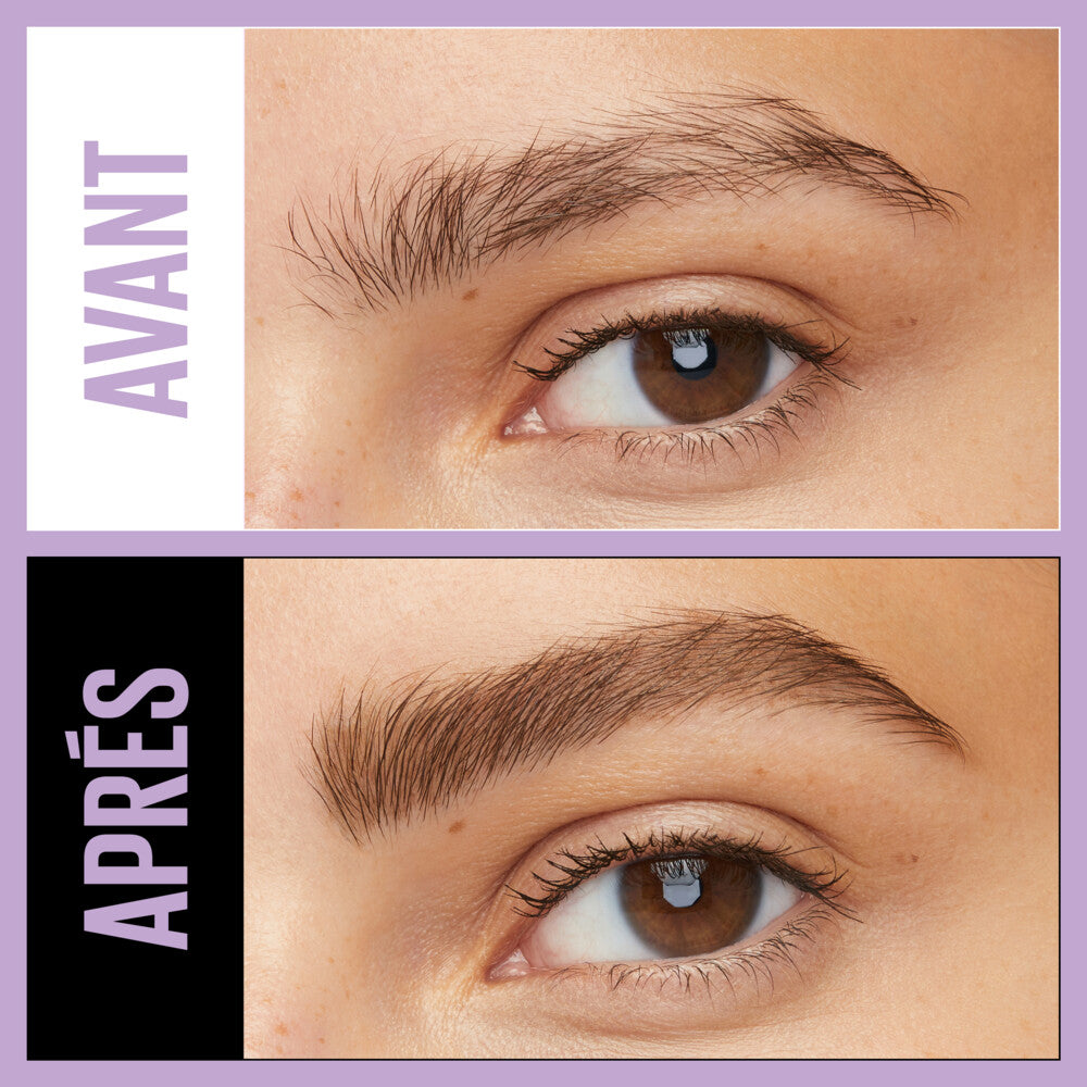 Maybelline Express Brow Augenbrauenstift – 01 Blonde – Anspitzbar mit Bürstchen – Wachsformel