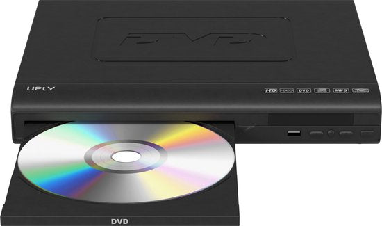 UPLY - DVD-Player - mit HDMI - Full HD - inkl. Fernbedienung - USB - Schwarz