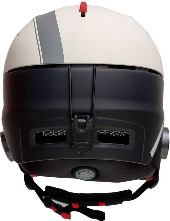 Livall - Smart Skihelm RS1 - Stereo Speakers - Sprachsteuerung - Größe Medium - Weiß