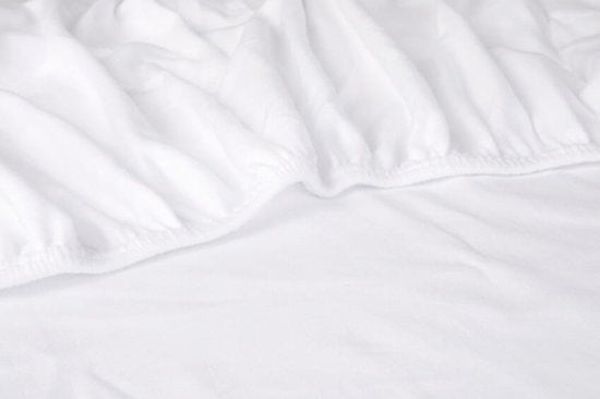 Kayori Matratzenschoner - Jersey - (Eckhöhe 40 cm ) Weiß - B 180 x L 200/220 cm - Twin-Jumeaux Luftdurchlässig - Geeignet für Standard Matratze/Boxspring/Matratze + Topper/Wasserbett - KAY005027-B 180 x L 200/220 cm