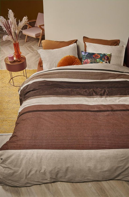 Beddinghouse Raya Bettbezug - Lits-Jumeaux - 240x200/220 - Steinrot
