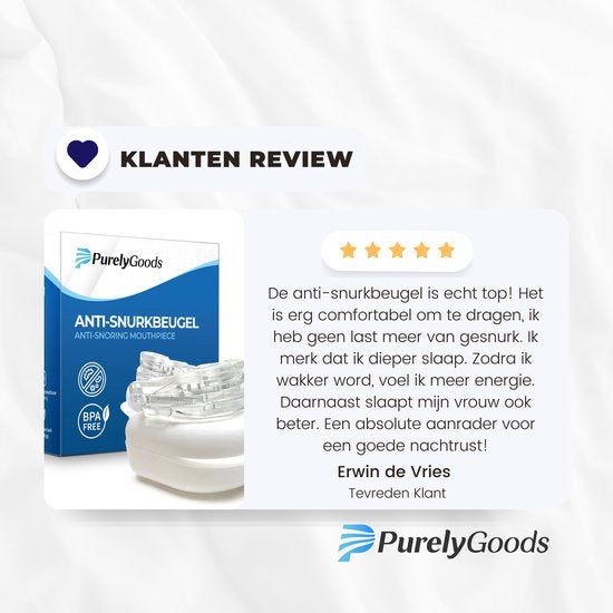 PurelyGoods® Anti-Schnarch-Bandage - Einstellbar - Für Männer und Frauen
