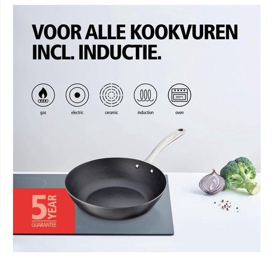 Brabantia Ultra Scratch Resistant Wokpfanne – 28 cm