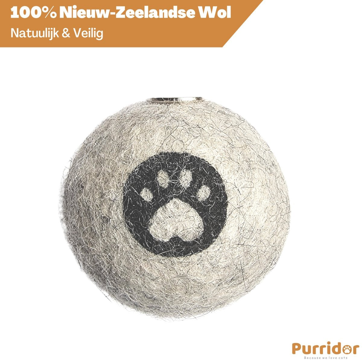 Purridor Wolle Ball Katze - Katzenball
