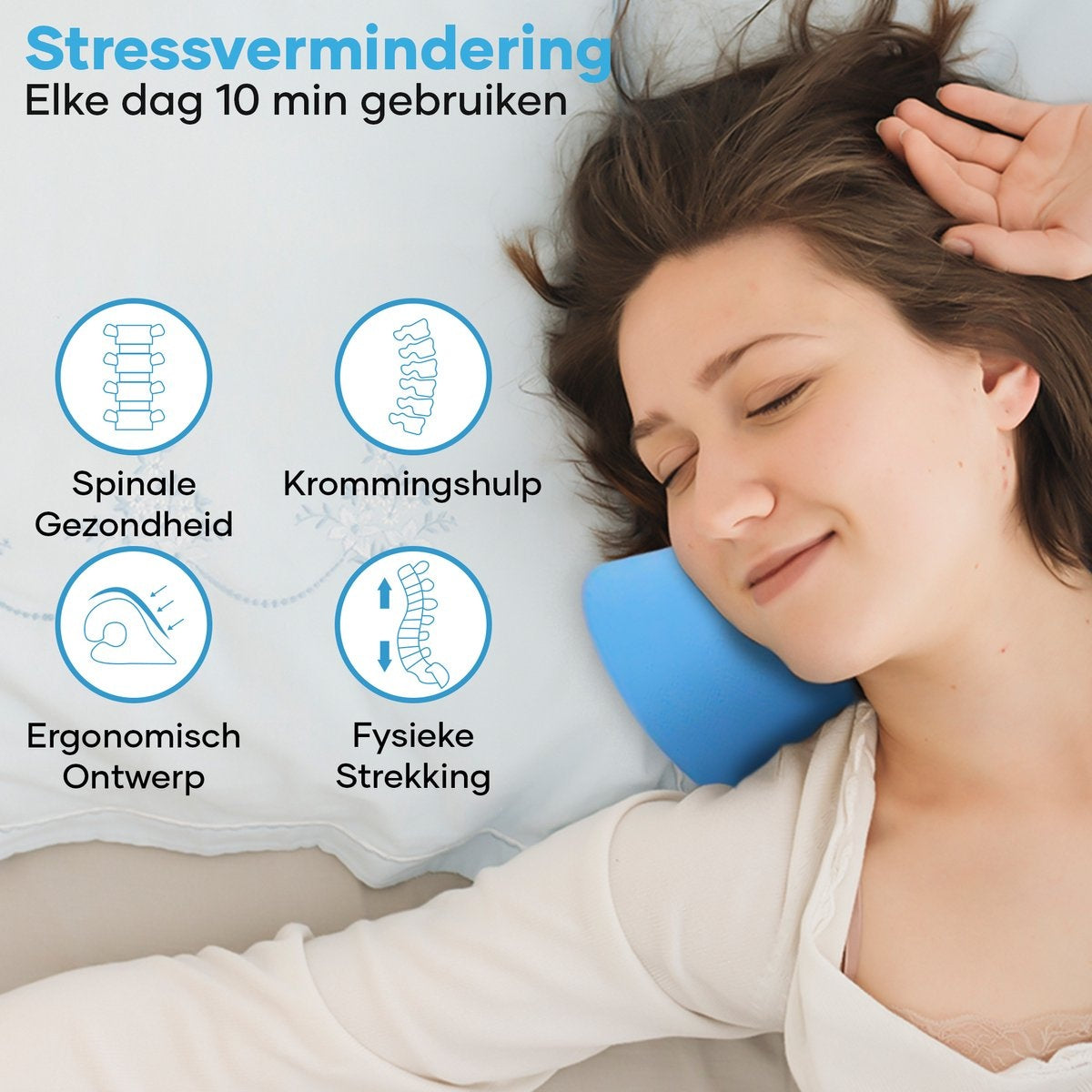 MW® - Nackentrainer - Nackenmassagegerät - Nackenmassagekissen - Nackentraktionsgerät