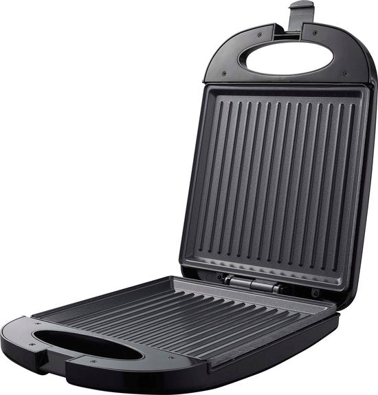 Tomado TGS4000B - XXL-Sandwicheisen - 4 getoastete Sandwiches - Toaster - Panini-Grill - PFAS frei - 1200W - Schwarz