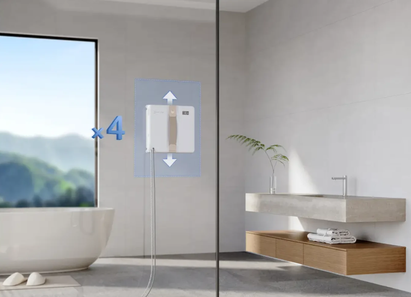 Ecovacs – Winbot Mini Fensterreinigungsroboter – Weiß – 21,5 x 21,5 x 5,5 cm