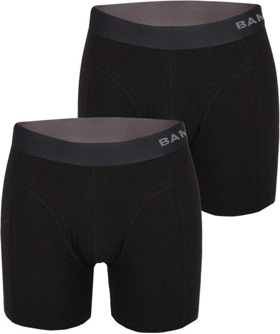 Bamboo – Boxershorts für Herren – Bambus – 2er-Pack – Schwarz – XL – Herrenunterwäsche – Boxershorts – Boxershorts aus Bambus für Herren